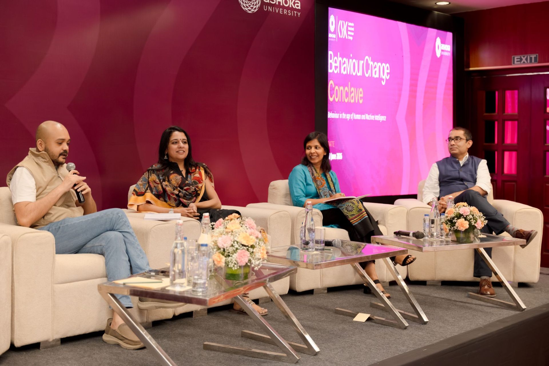 Speakers in conversation at the Behaviour Change Conclave 2026